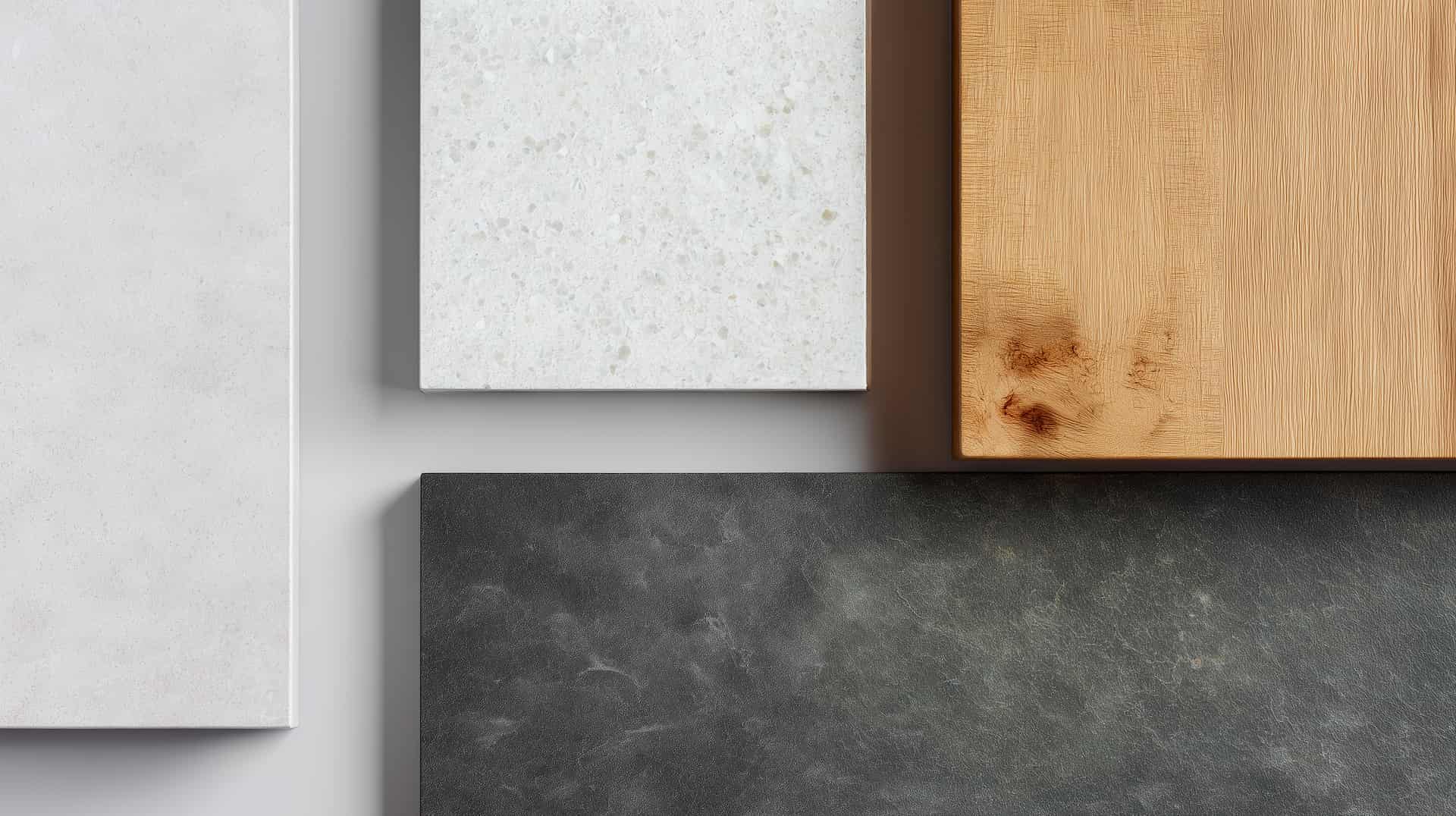 Keittiön työtasomateriaalit vertailussa – laminaatti, kivi, kvartsi ja massiivipuu