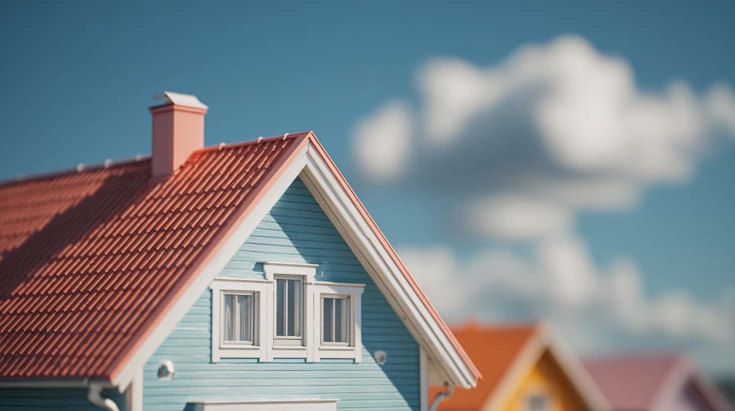 Valmis maalattu katto